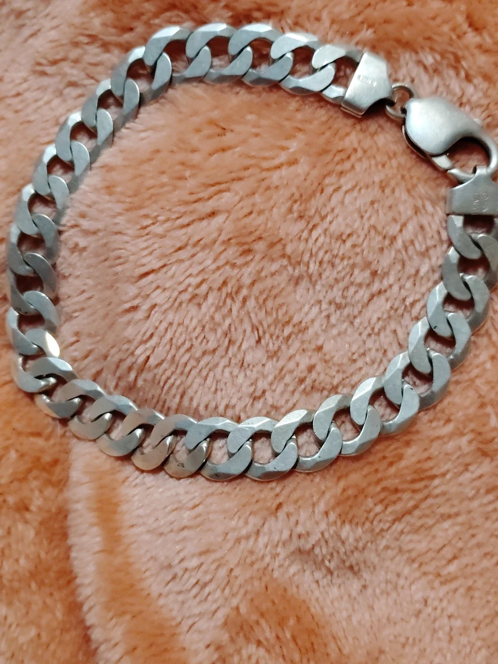 Sterling Silver Cuban Link Bracelet - Silver